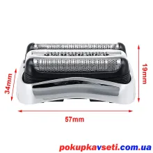 размеры сетки braun 32S